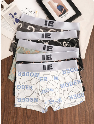 Summer Ice Silk Quick-Dry Men’s Boxers ( set of 04)